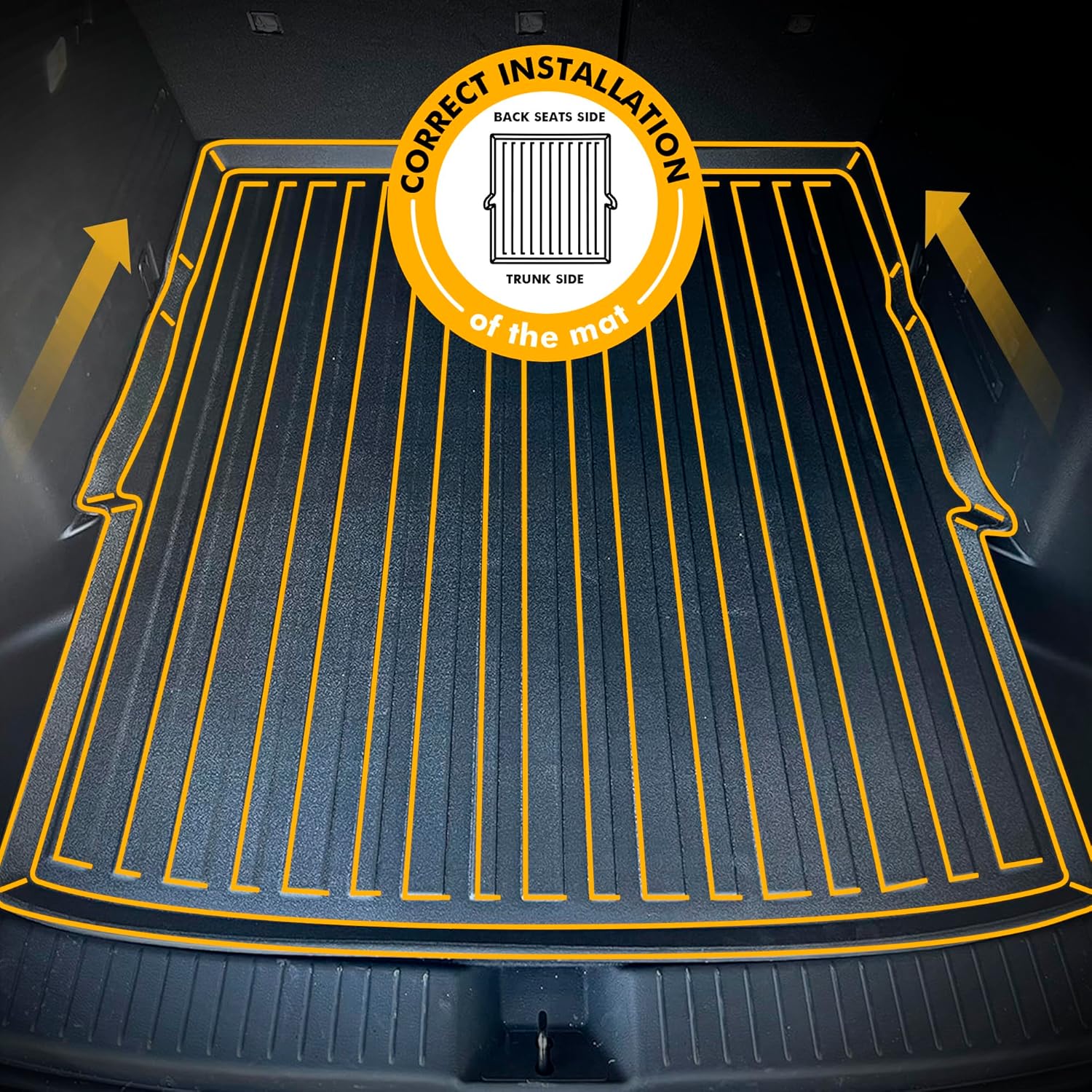 Premium Cargo Liner for Mazda CX-50 2023-2025- 100% Protection - Custom Fit Car Trunk Mat - All-Season Black Cargo Mat - 3D Shaped Laser Measured Trunk Liners for Mazda CX50