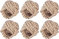 Vista 15 de Juego de 12 servilleteros bohemios elegantes, de rayón tejido a mano, color beige, resistente al desgaste, decoración de mesa para bodas, Navidad