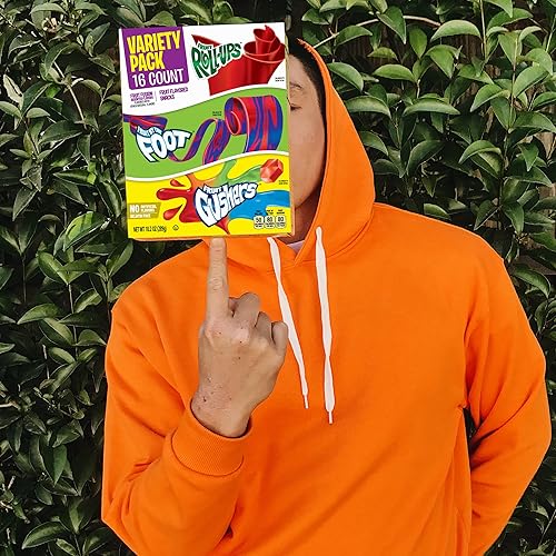 Miniatura 8 de Roll-ups de frutas, frutas a pie, gushers, paquete variado de aperitivos, 16 unidades (paquete de 3)