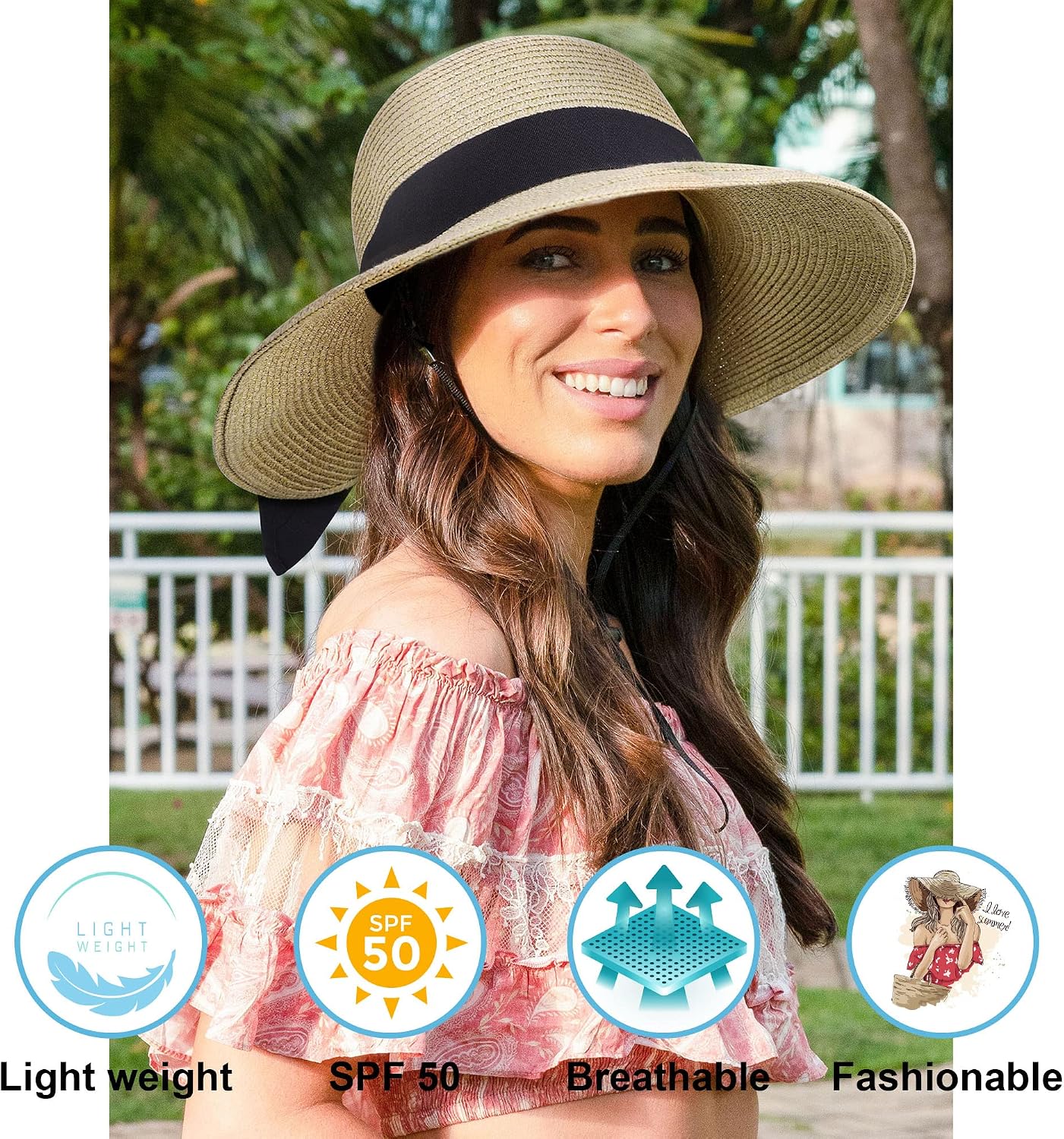 Buy Verabella Sun Hats for Women UPF 50 