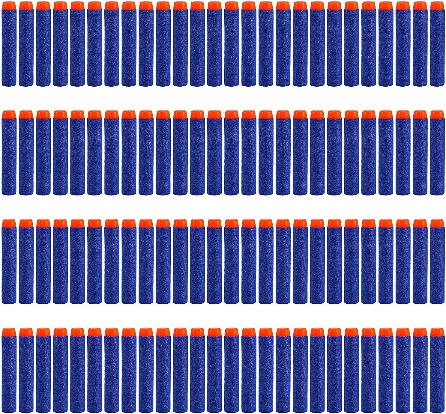 LVHERO 200pcs 7.2cm Refill Darts Foam Bullet Ammo Pack for Nerf N-Strike Elite Series – Blue