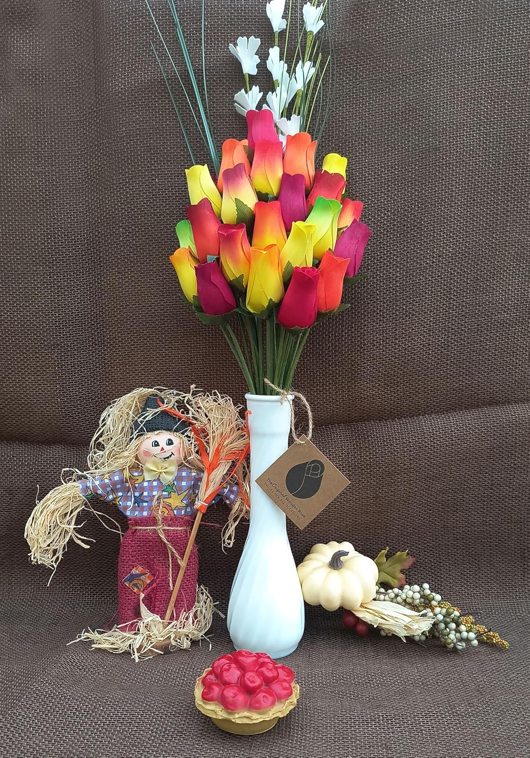 Fall Harvest Festival Thanksgiving Flower Bouquet Closed Bud (2 Dozen)