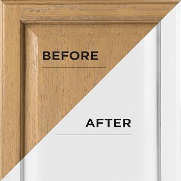 Rust-Oleum 392915 Cabinet Transformations Complete Coating Kit, Quart, Satin Pure White