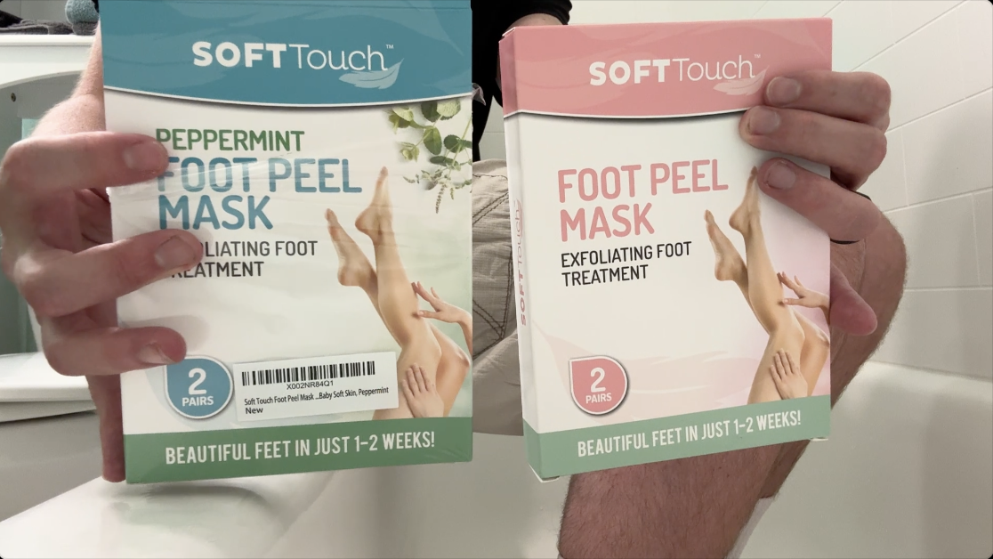 REMOVING Soft Touch Foot Peel Masks After 1 Hour