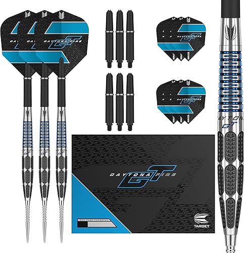 Miniatura 6 de Target Darts Daytona Fire GT03 - Juego de dardos con punta de acero de tungsteno (95 % 24G)