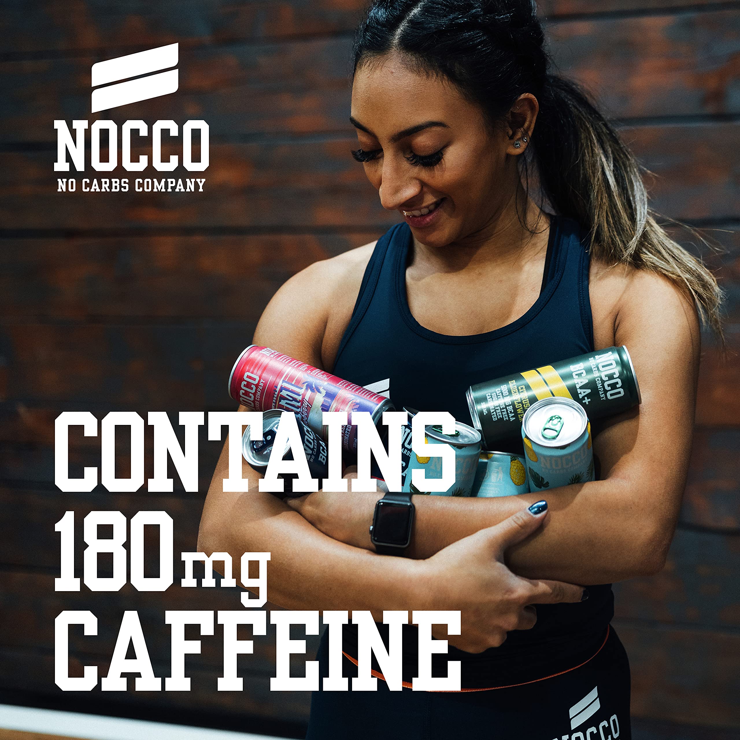 Buy NOCCO Energy Drink BCAA, 180mg Caffeine sugar free drinks