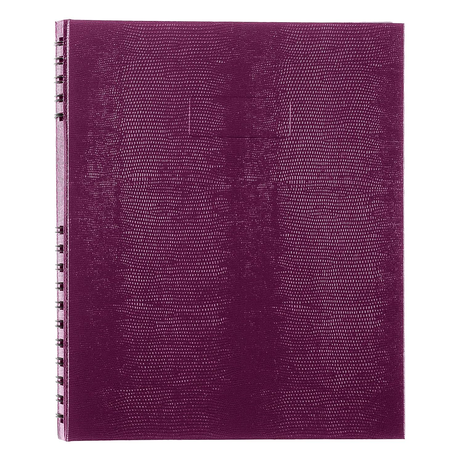 Blueline NotePro™ Executive Notebook, Indexing System, Refillable, Hard Cover, 10.75" x 8.5", 300 Ruled Pages, Grape (A10300.RAS)