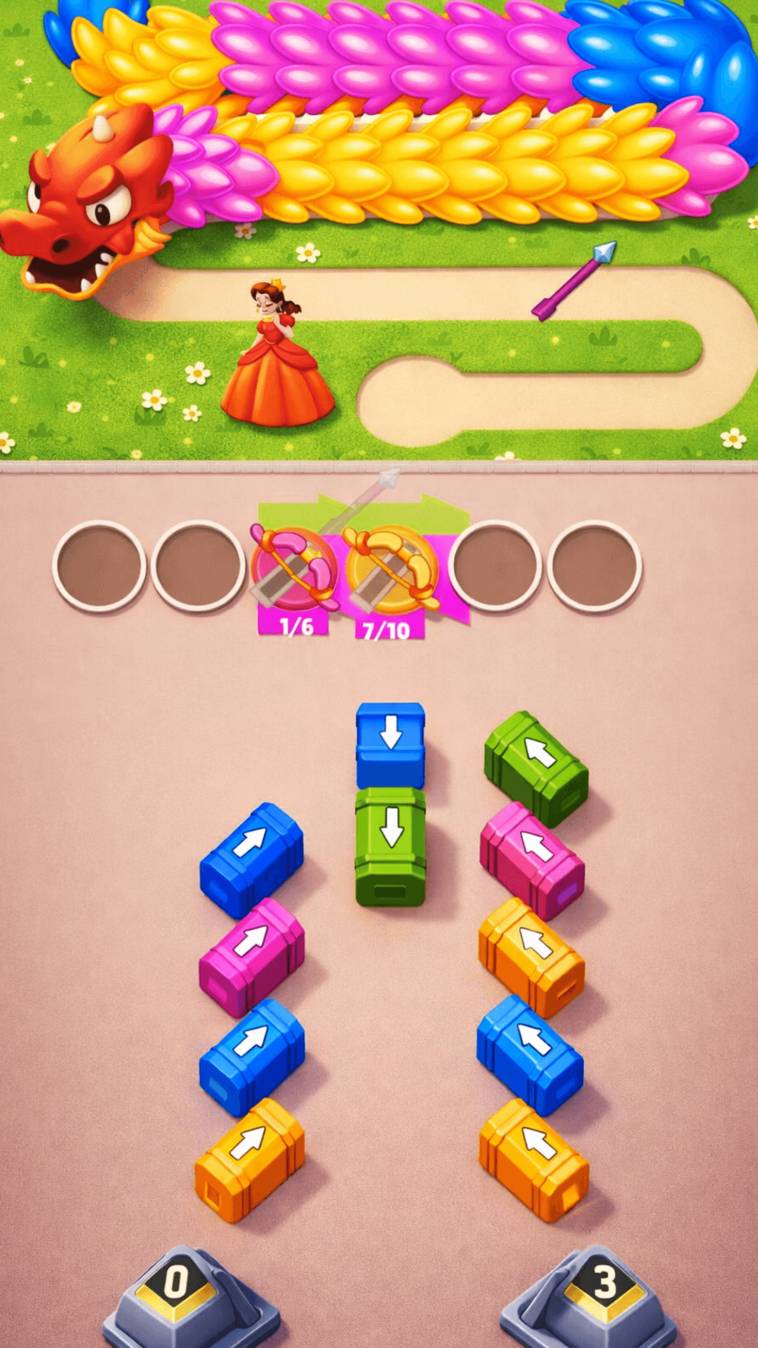 Sorting Queen Queen Rescue Escape Master Color Puzzle: Save Girl Dragon Out Match ...