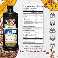 Vista 16 de Barlean's Lignan Aceite de linaza de semillas de lino prensadas en frío, 7,230 mg de ácidos grasos ALA Omega-3 para mejorar la salud del corazón