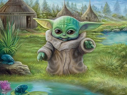 Ceaco - Thomas Kinkade - Star Wars - Conexión mandaloriana - Juego de niños - Rompecabezas de 500 piezas