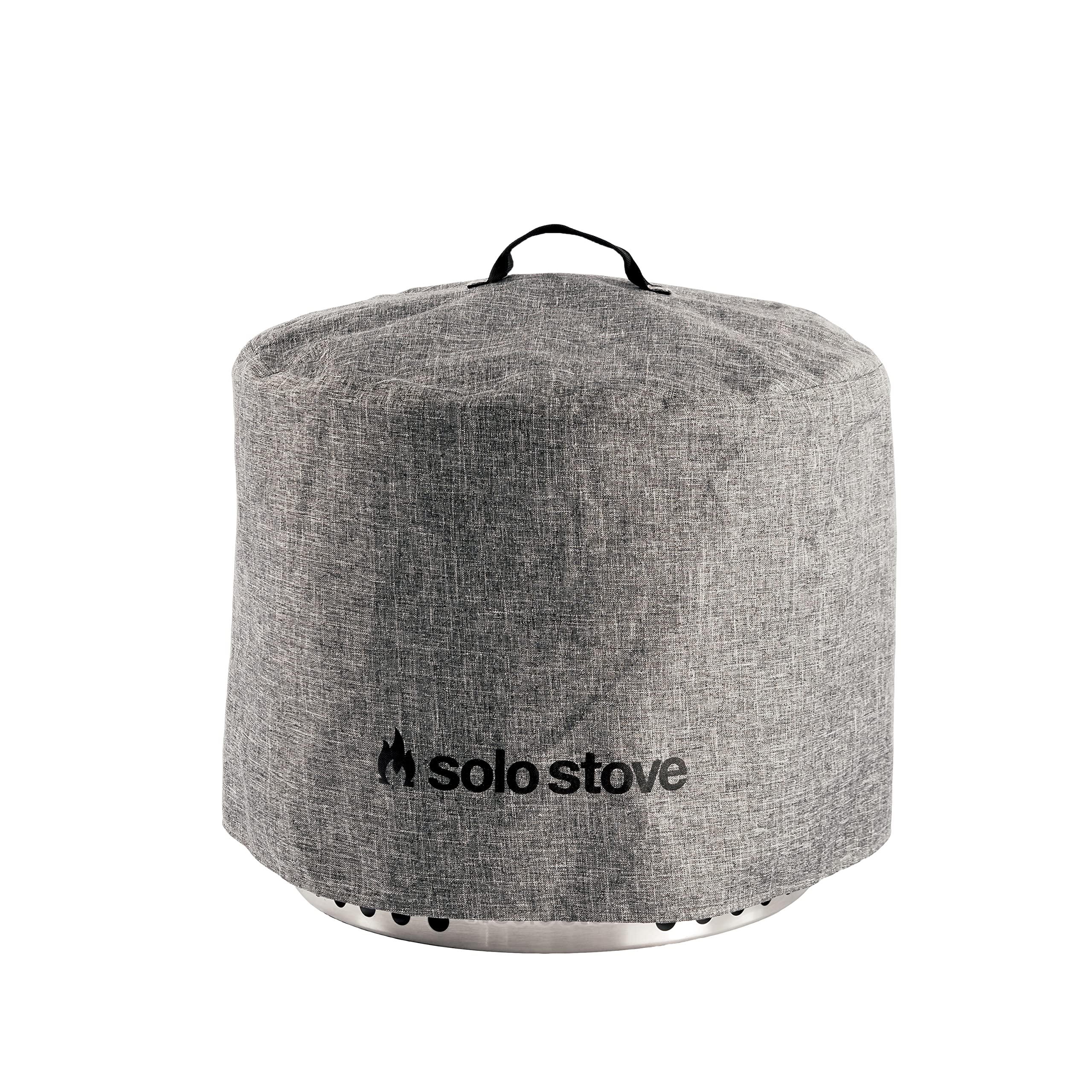 Solo Stove Cubierta Bonfire, Cubierta protectora, Accesorios para el Brasero Bonfire, Impermeable, poliéster recubierto de PVC con soportes interiores de aluminio, ⌀ 56 cm, altura 40,6 cm, Gris