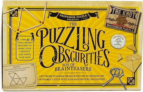 Miniatura 6 de Professor PUZZLE La caja de obscurities de rompecabezas  10 rompecabezas de caja de cerillas y 50 desafíos