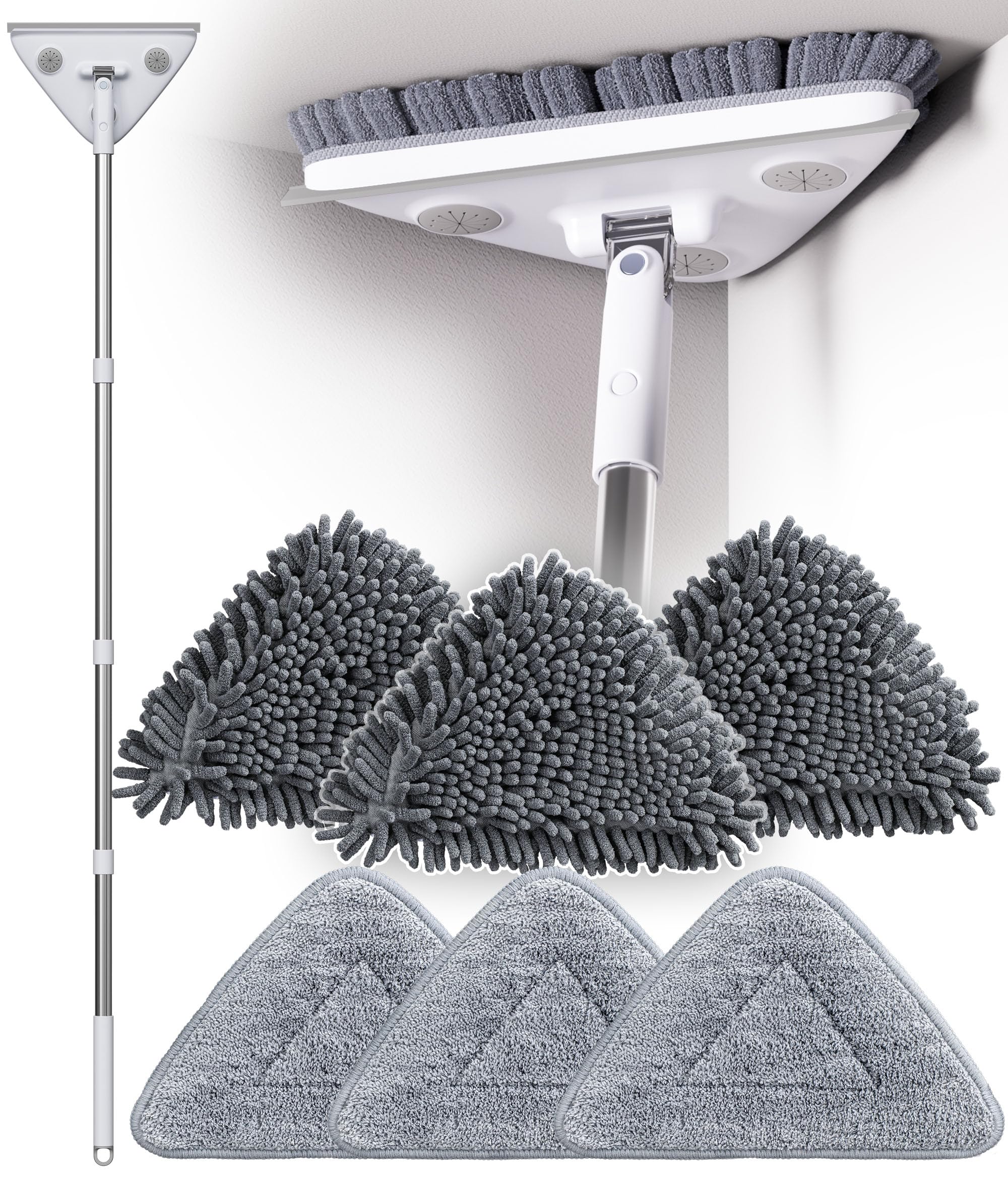 POPMOP Wall Cleaner Mop with Long Handle