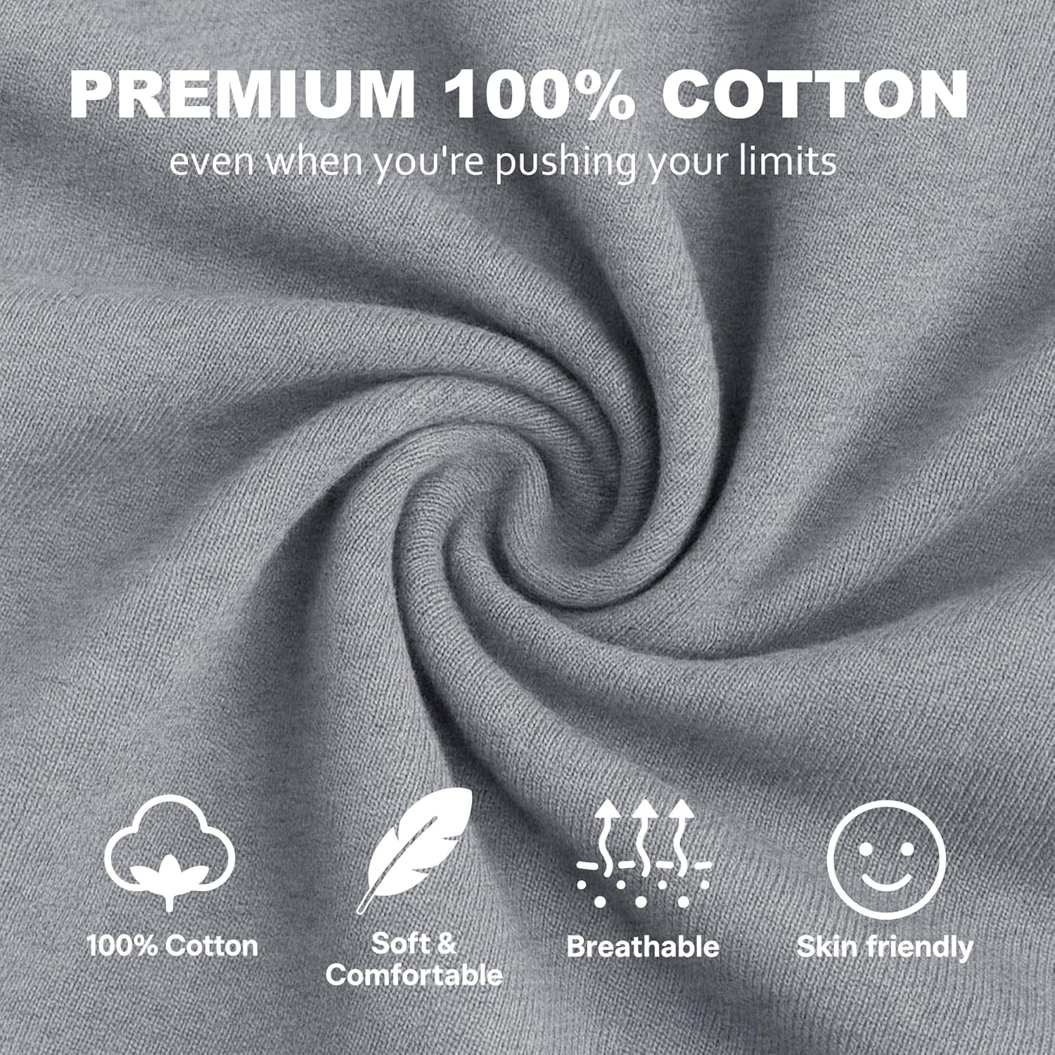 Men’s Shorts 100% Cotton with Pockets – Lightweight, Soft Athletic Shorts for Lounge, Sleep, Workout - Image 4