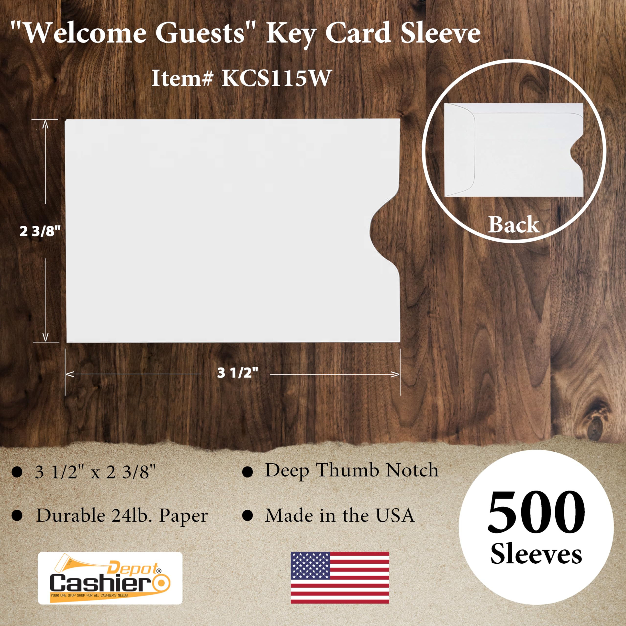 office depot card sleeves Amazon.com: 500 Cashier Depot