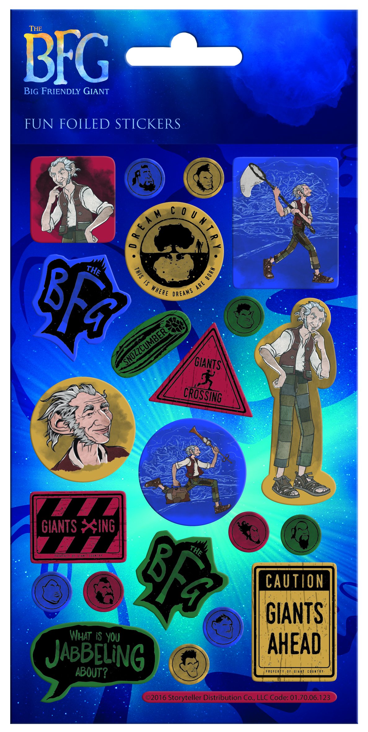 Paper Projects 01.70.06.123 The BFG Stickers