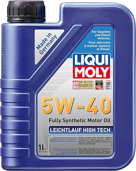Liqui Moly 2332 Leichtlauf High Tech 5W-40 Engine Oil - 5 Liter - 2