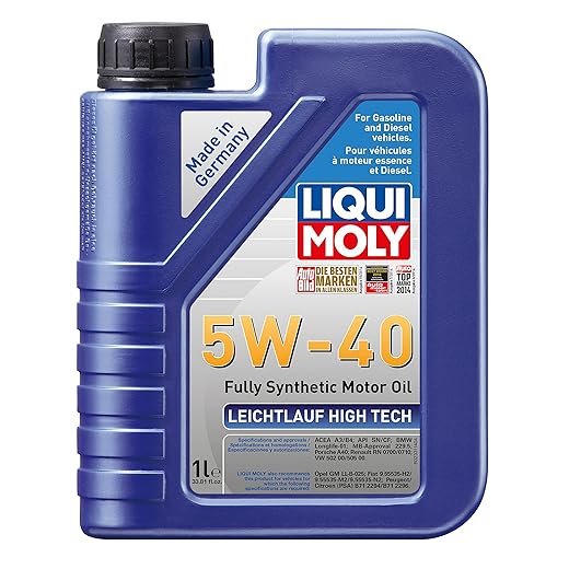 Liqui Moly 2331 Leichtlauf High Tech 5W-40 Engine Oil - 1 Liter