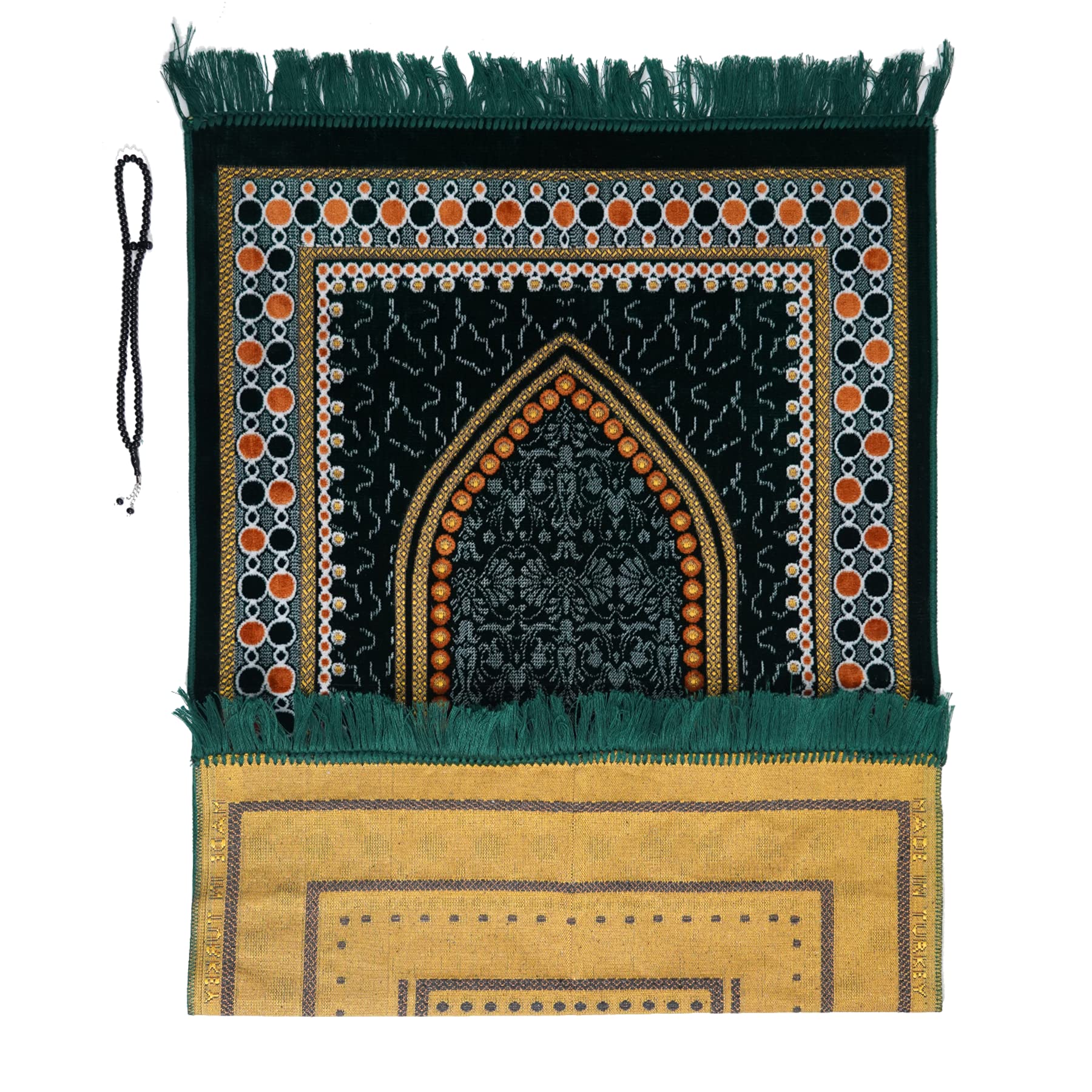 Buy Prayer Mat (+ FREE Prayer Beads Tasbih) Islamic Namaz Texture