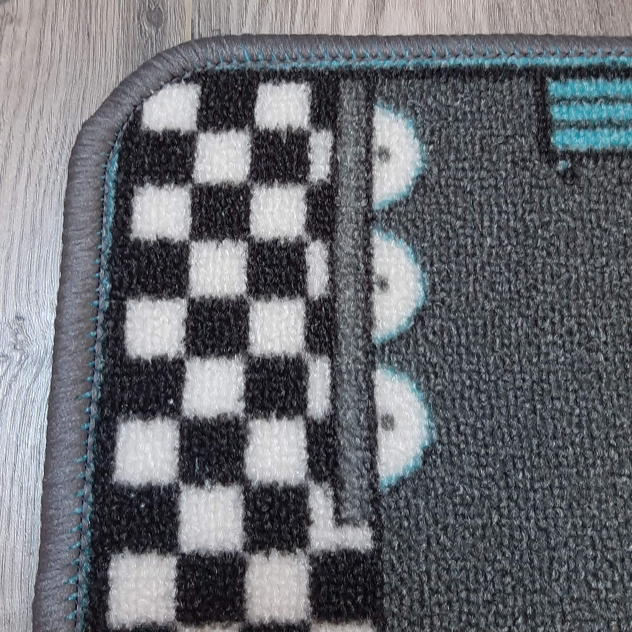 Tappeto da hockey per bambini - 95 x 133 cm | Tappetini da gioco per pista di pattinaggio | Tappetino per bambini Universo hockey su ghiaccio | Antiscivolo, orlo | Norme CE