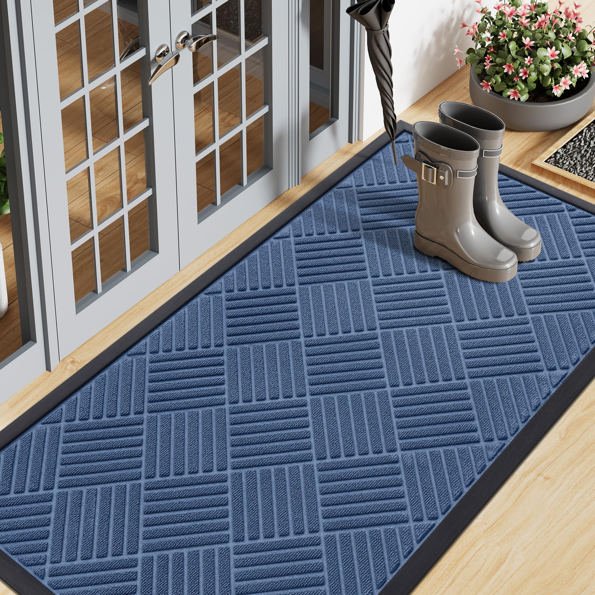 Smiry Front Door Mat - Durable Outdoor Doormat -23