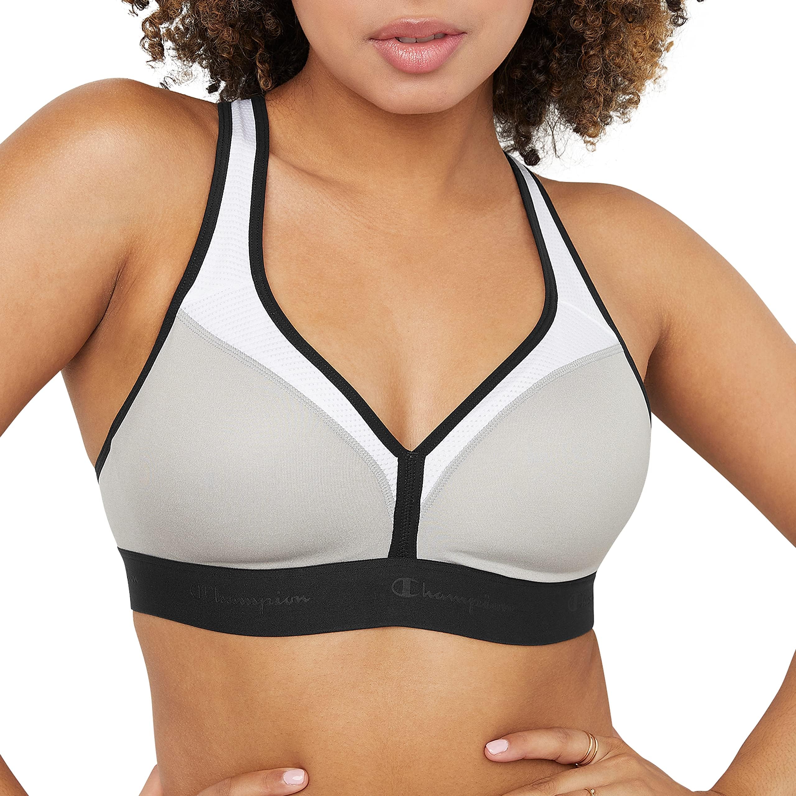Women's Curvy Sports Bra Textured