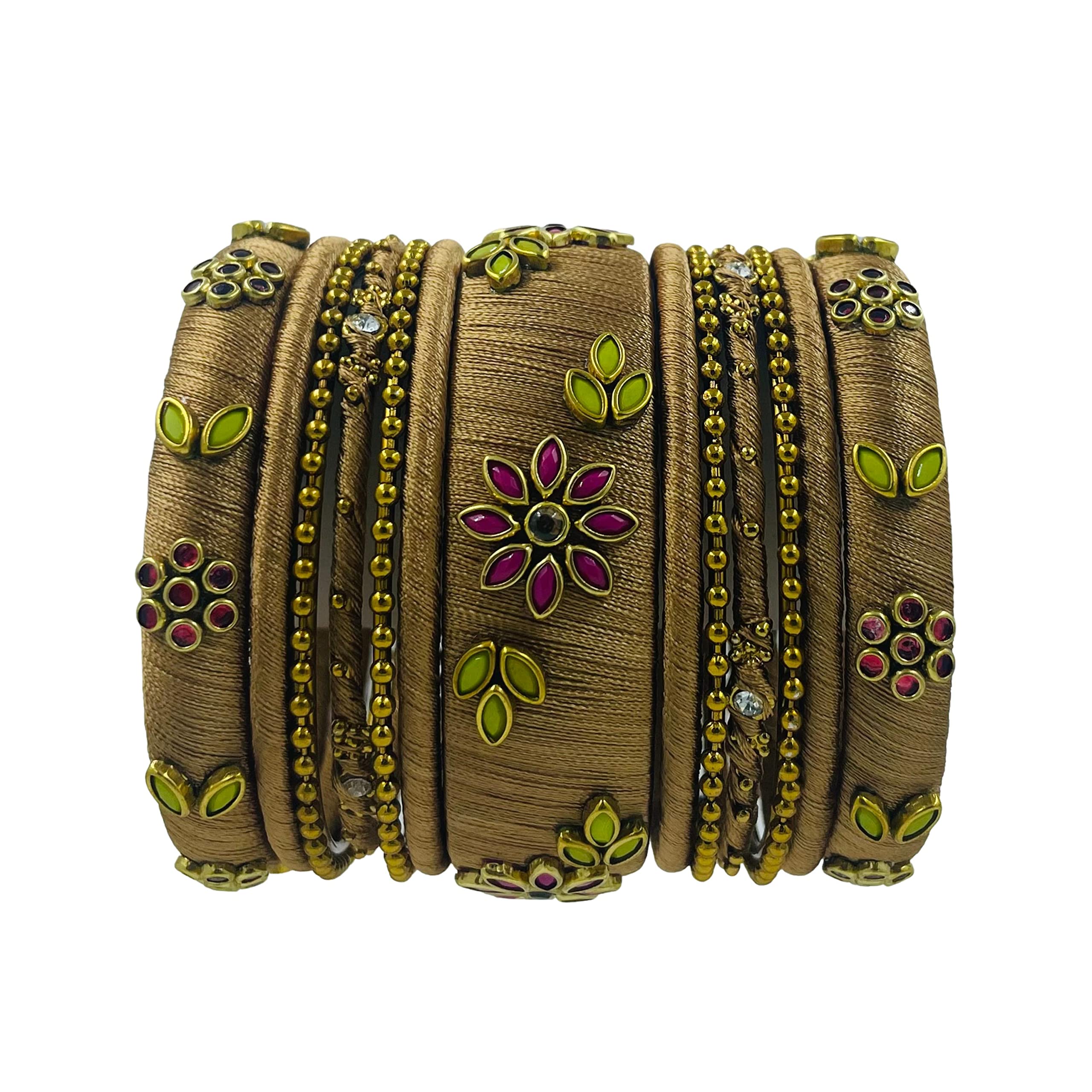 See full amazon price history chart for Yaalz Silk Thread Premium Kundan Embellished Bangles for Babies, Girls and Women for Festival, Traditional, Birthday, Everyday Office-casual wear in Peanut Pink Green Colors Yaalz Silk Thread Premium Kundan Embellished Bangles for Babies, Girls and Women for Festival, Traditional, Birthday, Everyday Office-casual wear in Peanut Pink Green Colors (B0BM96M3R3) Amazon Price History, Amazon Price Tracker