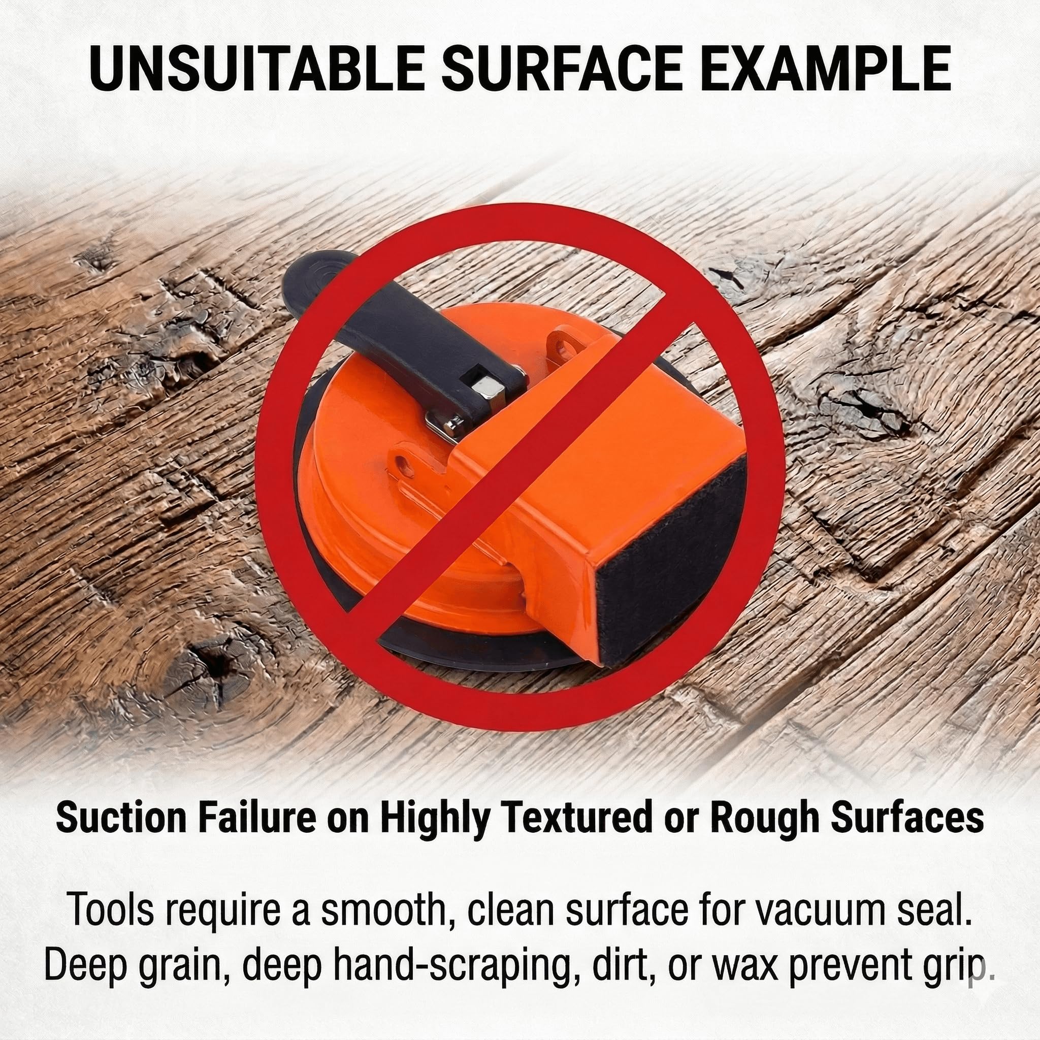 Floor Gap Fixer Tool, Heavy Duty Suction Cup Plank Grabber for Wood Laminate Vinyl Flooring Gap Repair, Professional Installation Kit for Filling Floor Gaps with 3 Replaceable Sponge Pads — view 9
