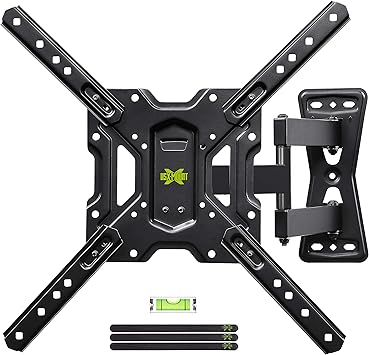 Amazon Com Usx Mount Full Motion Tv Mount Swivel Articulating Tilt Tv Wall Mount For 26 55 Led Oled 4k Tvs Tv Bracket Wall Mount With Vesa 400x400mm Up To 60lbs Perfect Center Design