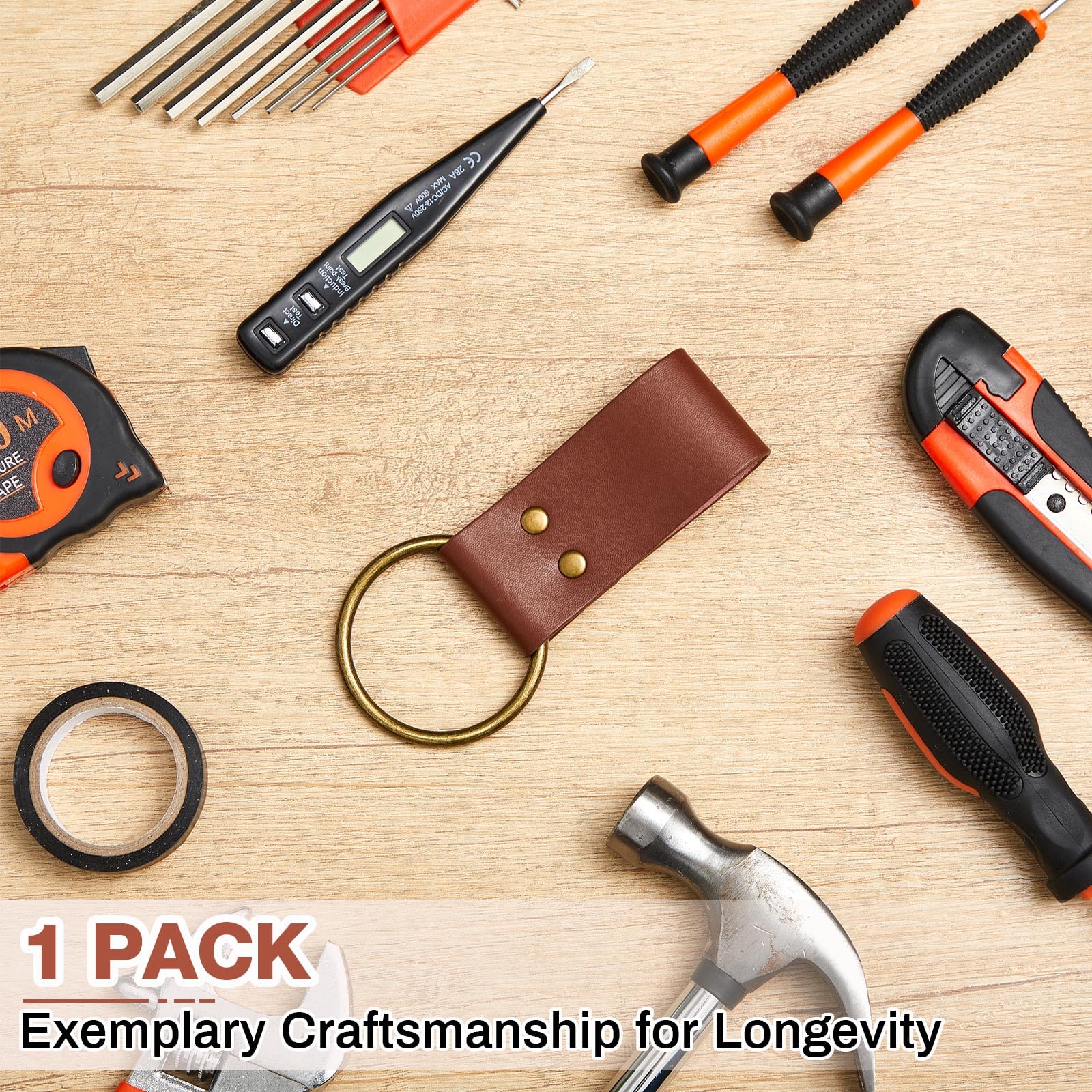 Leather Hammer Holder - Keep Tools Handy -4