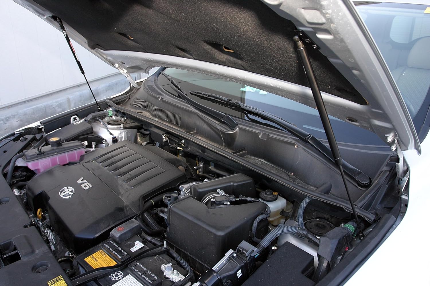 Redline Tuning 21-27006-03 Hood Quicklift Elite System Compatible with Toyota RAV4 2006-2012 (Stainless Steel Struts)