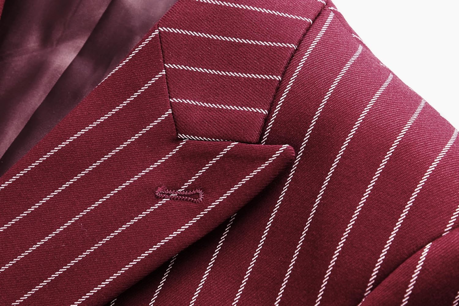 MOGU Men’s Striped Sport Coat – Slim Fit Pinstripe Blazer Suit Jacket for Men, Business Casual Dress Coat