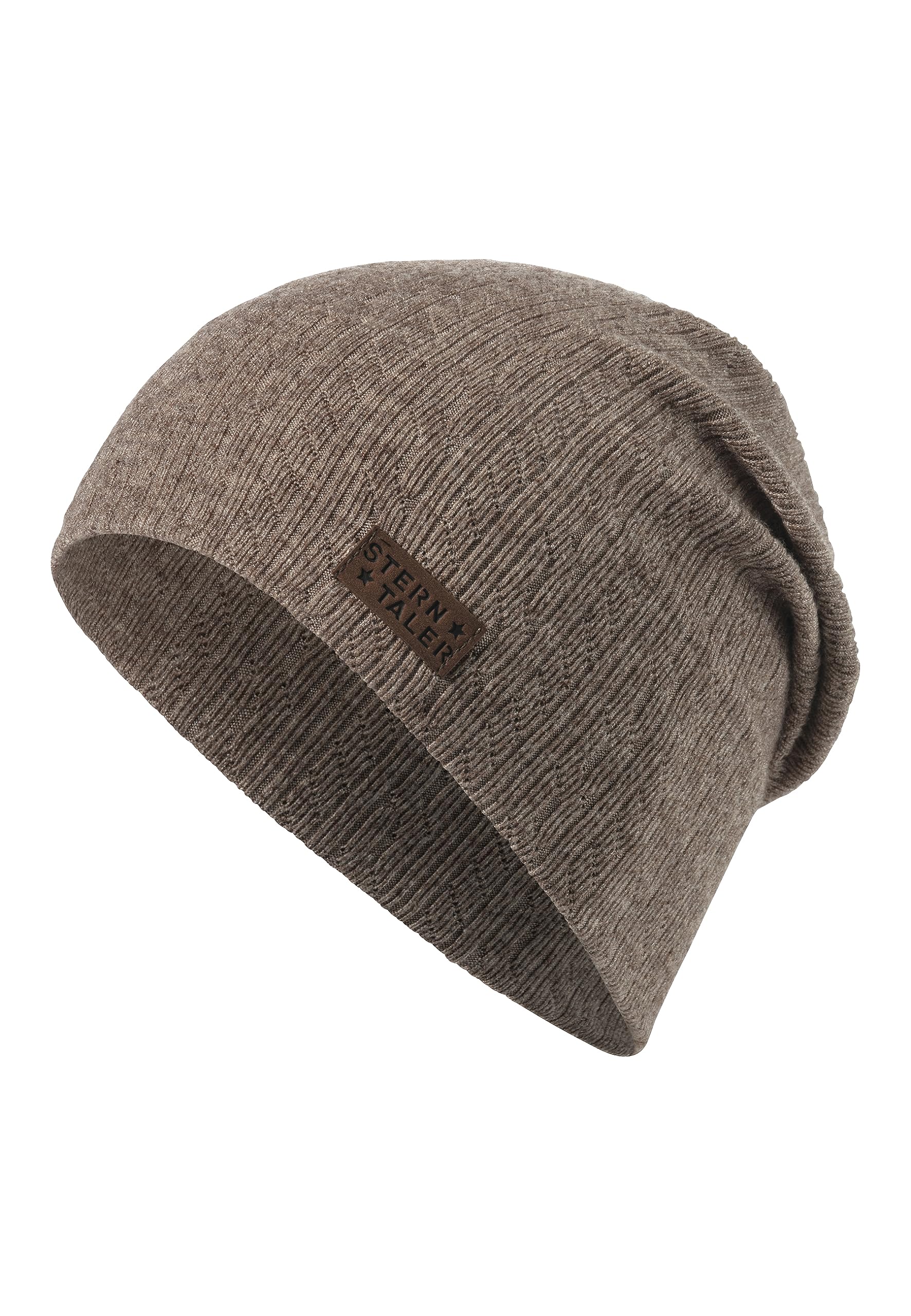 Sterntaler - Jungen Wintermütze Beanie aus Baumwollflecce mit Logobadge, grün - 4612111