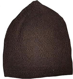 Mens Boys Kufi Koofi Skull Cap Islamic Muslim Prayer Hat Headwear in 7 Colours