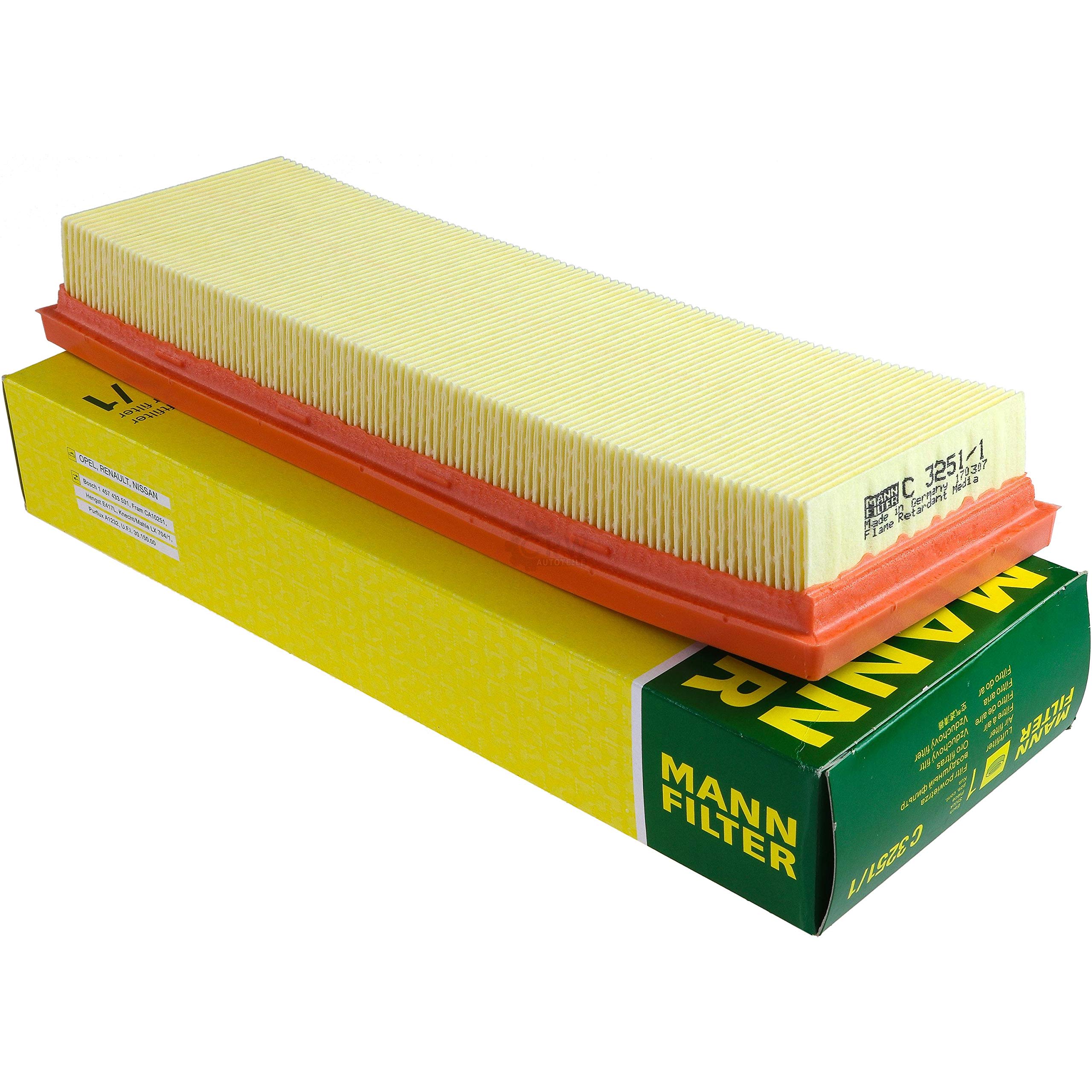 Paquete de inspección Kit de mantenimiento de filtros con filtro de aceite W 79, filtro de aire C 3251/1, filtro de combustible PU 731 x, filtro de habitáculo CU 3454, tornillo de cierre