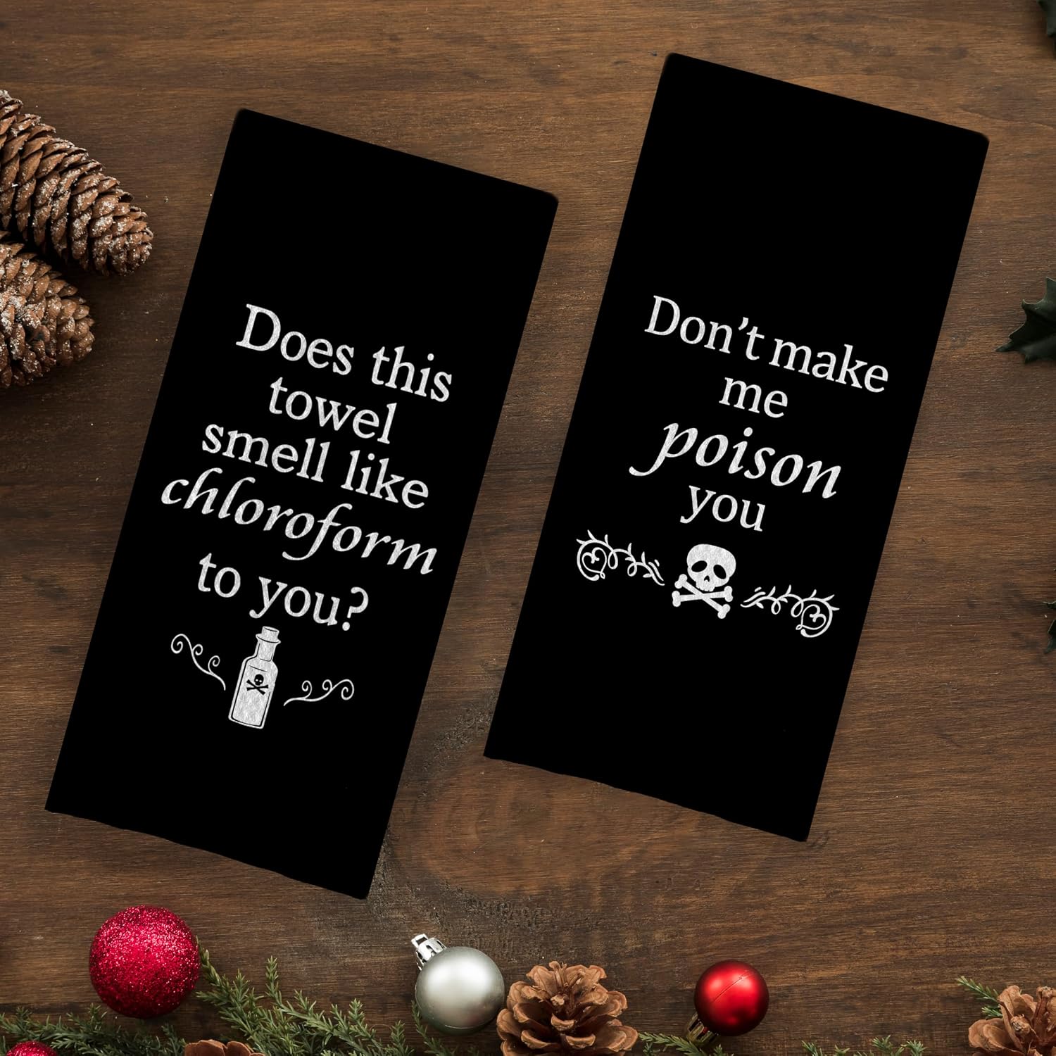 DOTAIN Funny Kitchen Hand Towels-Funny Decorative Kitchen Towels,Gifts for Women,16x24 Inches,Set of 2 image 3