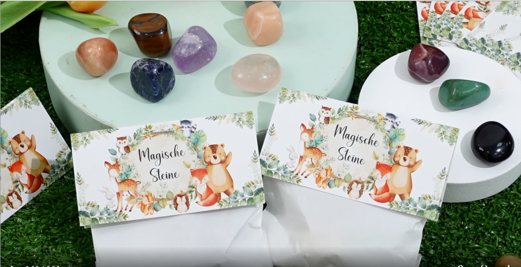 Hestya Glückssteine Set - 24 Magische Steine Für Kindergeburtstage