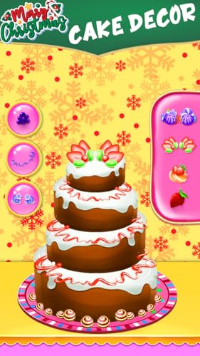 Christmas Cakes Desserts Bakery - Chef Cooking Girls Games