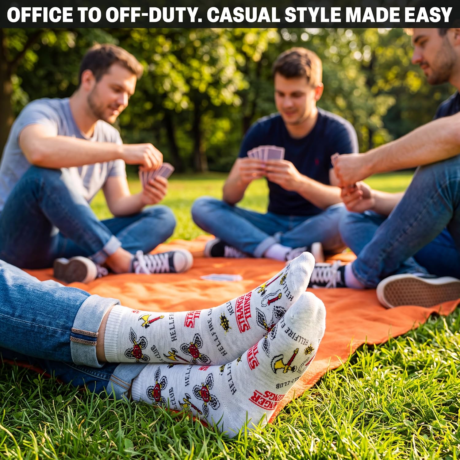 Get Trend Stranger Things | Shrek Funny Crew Socks for Men, Women Pack of 5