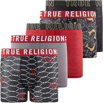 True Religion Boys Underwear 5 Pack Modal Premium Boxer Briefs Boys 6-18
