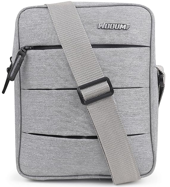 Wooum Crossbody Sling Bag for Men & Women – Water-Resistant Side Shoulder Bag with 2 Main Compartments & Zipper Pockets – Perfect for Office, Travel & Daily Use