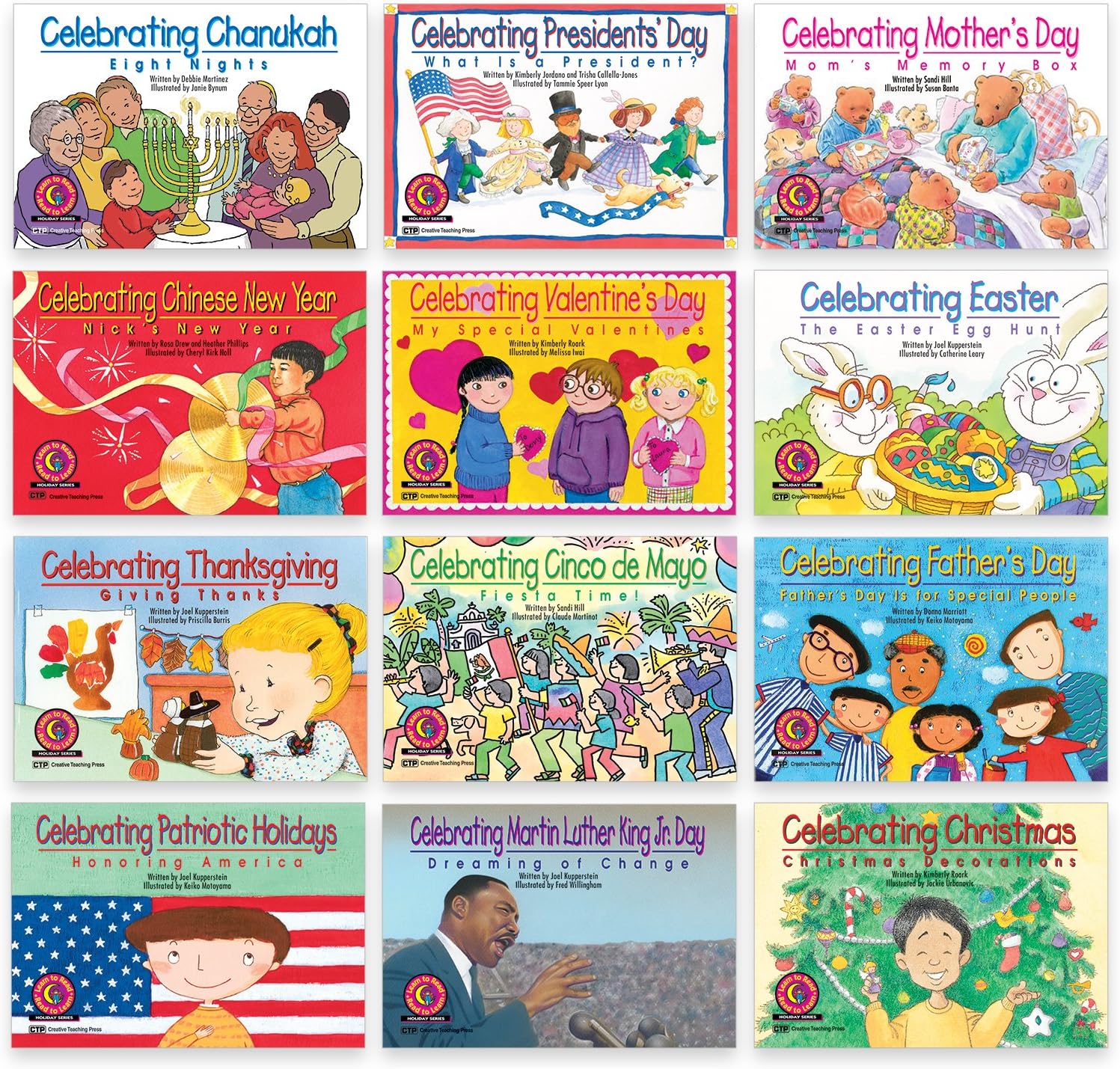 Creative Teaching Press Holiday Readers Variety Pack (Reading First, Fluency, Vocabulary, Text Comprehension, and ESL/ELL) (4534)