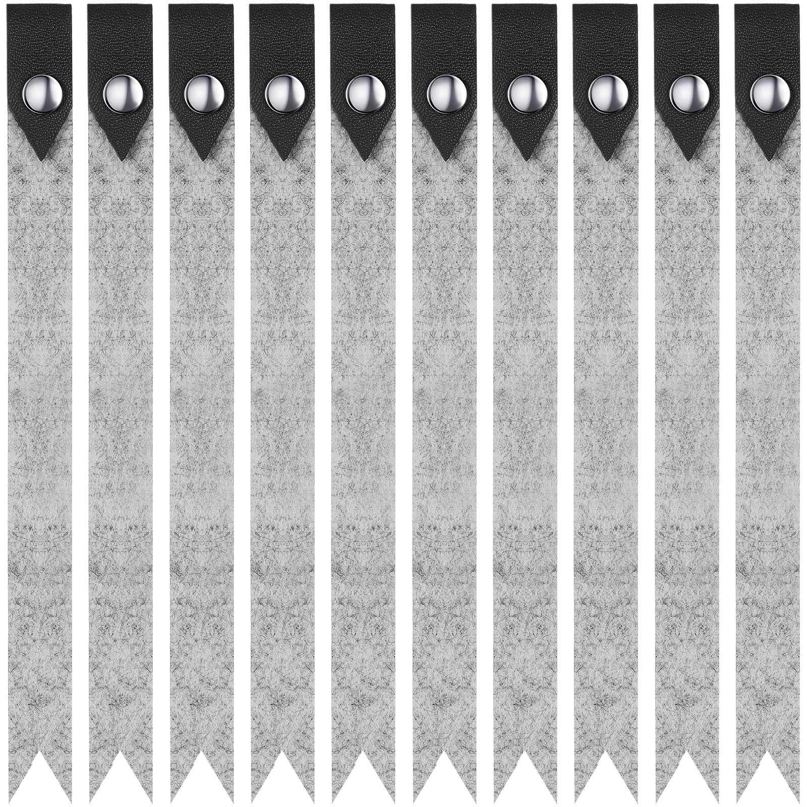 Jetec 10 Pieces Felt Leather Bookmark Felt Bookmarks Handmade PU Leather Page Markers Felt Bookmarks Gift for Men Women Book Reading Bookworm Book Lovers Readers