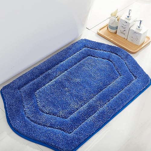 Miniatura 8 de COSY HOMEER - Alfombras extra gruesas para el baño, tapetes de baño antideslizantes, tapete de felpa suave, peludo y 100% micro poliéster, tapete