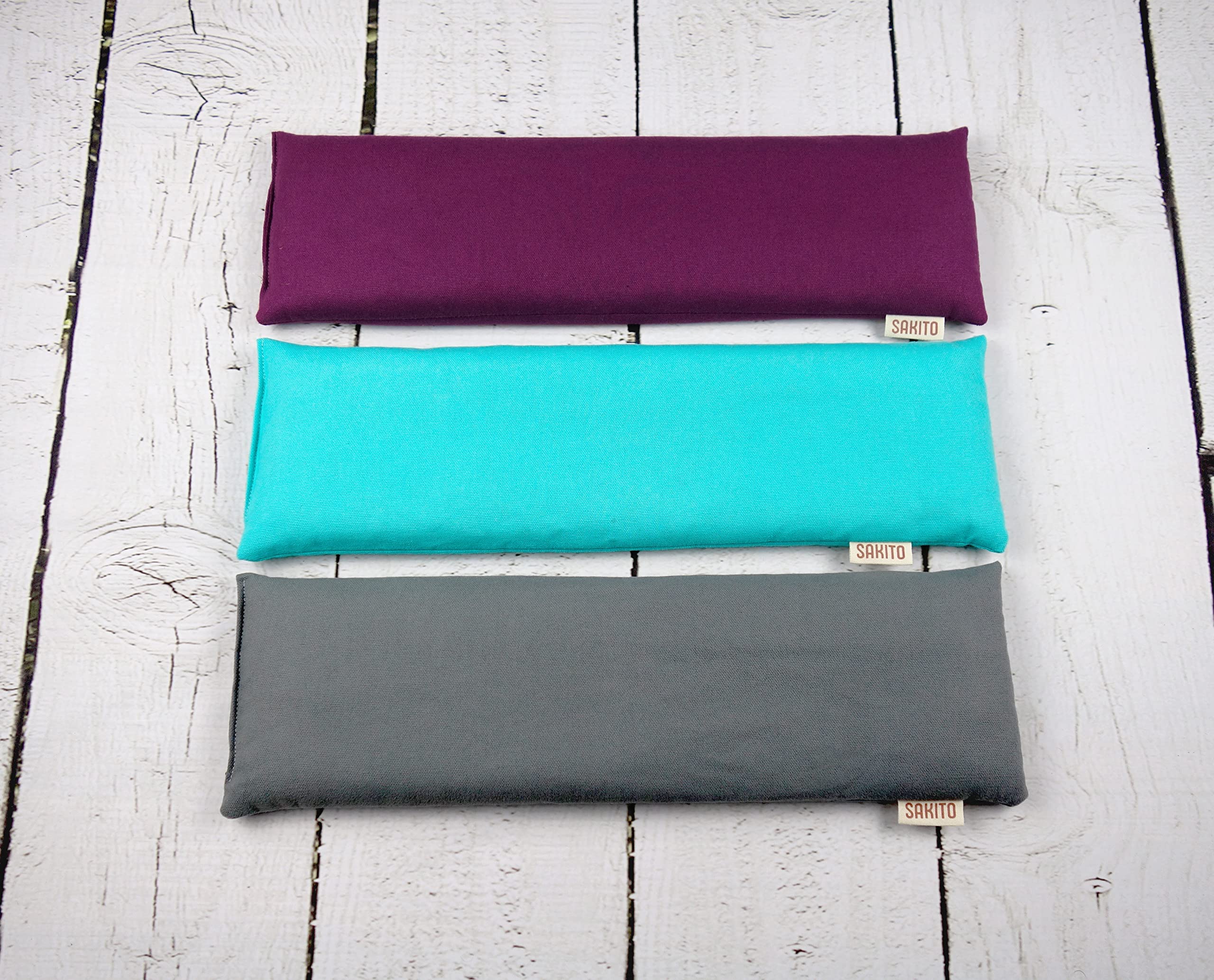 Saco Termico Microondas (43x12 cm) - Alivio Natural para Dolor Cervical, Lumbar y Menstrual, Uso en Calor o Frio - Gran Retencion de Calor - Muy duradero con Tela de Primera Calidad - Aroma a Lavanda