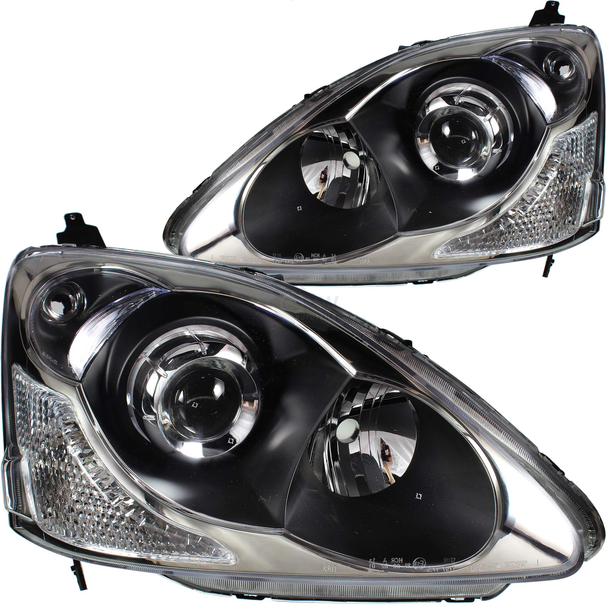 Scheinwerfer Set Für Honda Civic VIII FN/FK - Halogen Mit Leuchtweiteregelung