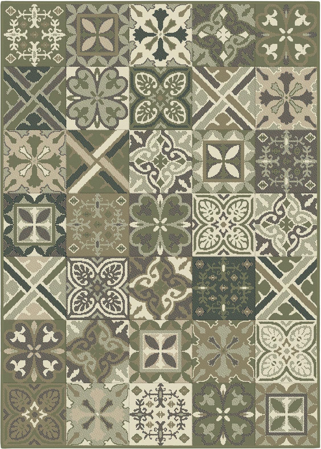 SrS Rugs® Luna Collection, Made To Measure, Modern Long Carpet Runner Rug for Entrance Hall and Stairs. Smooth Soft 8mm Depth Pile. 70cm Wide. Any length (Cross Green, Length: 30' (914cm)) — image 1