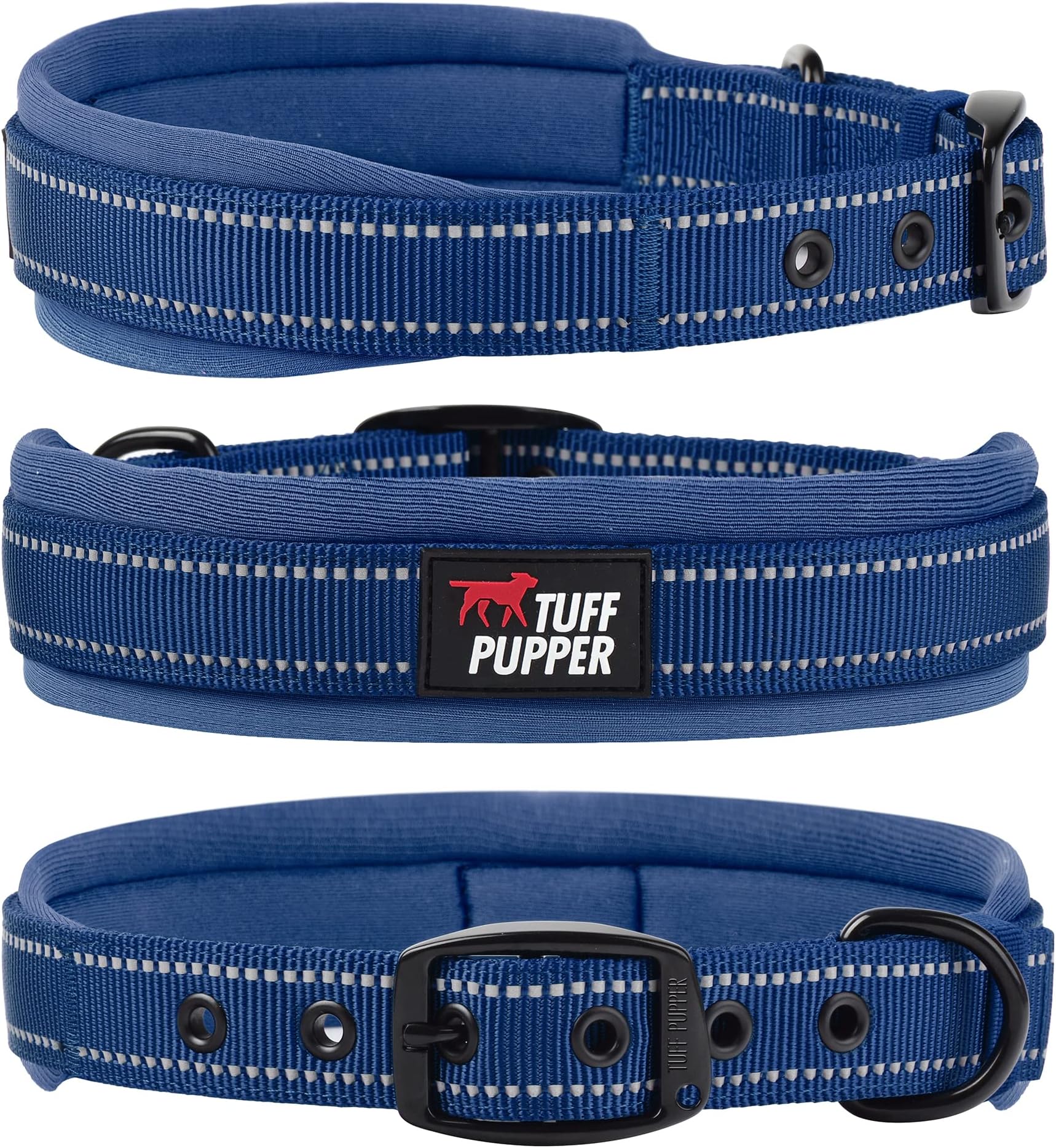 Mighty Paw Dog Collar Neoprene Padded Reflective for
