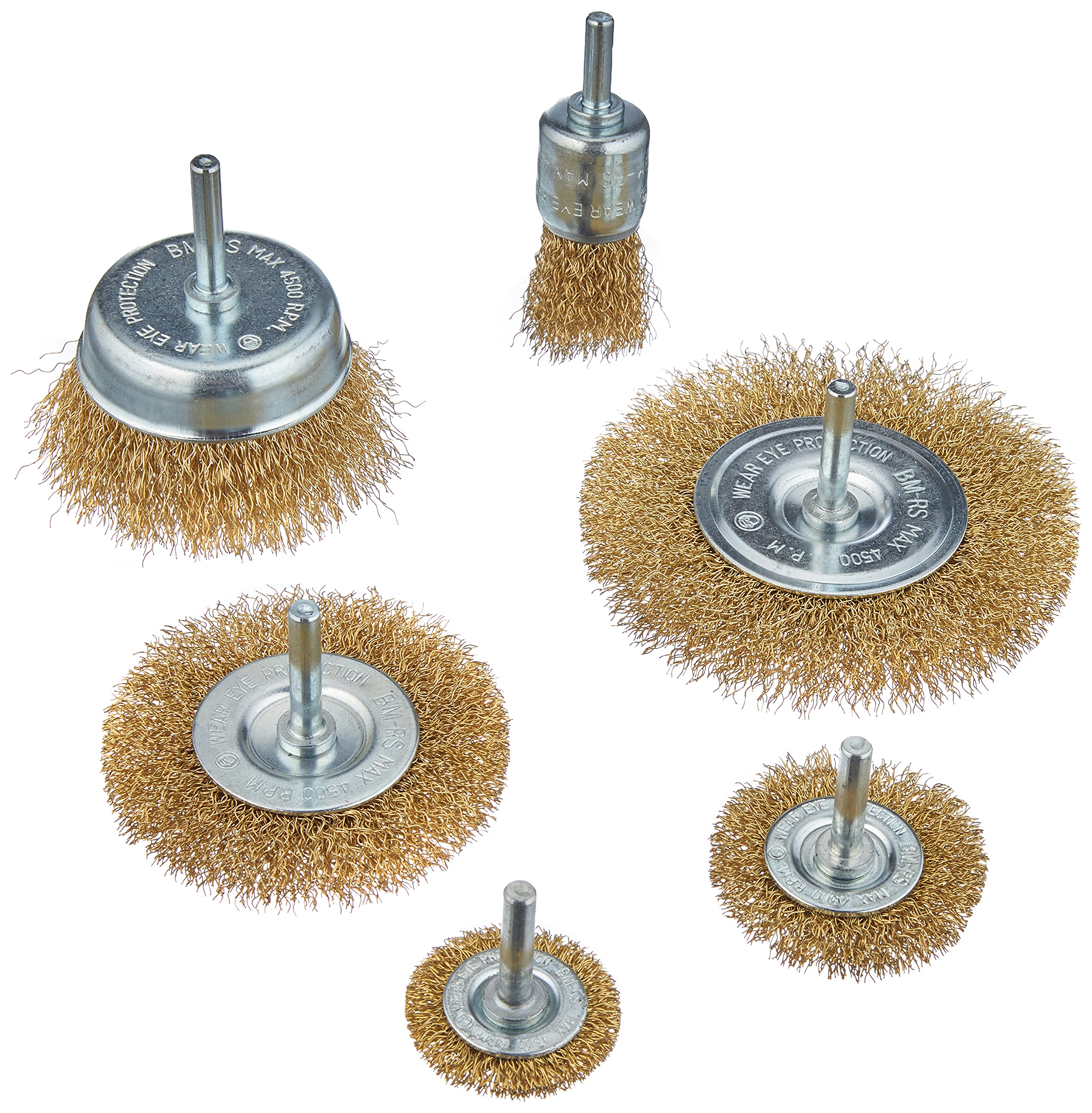 Brüder Mannesmann Brosses Métalliques M43806 Jeu d'outils, 6 pièces