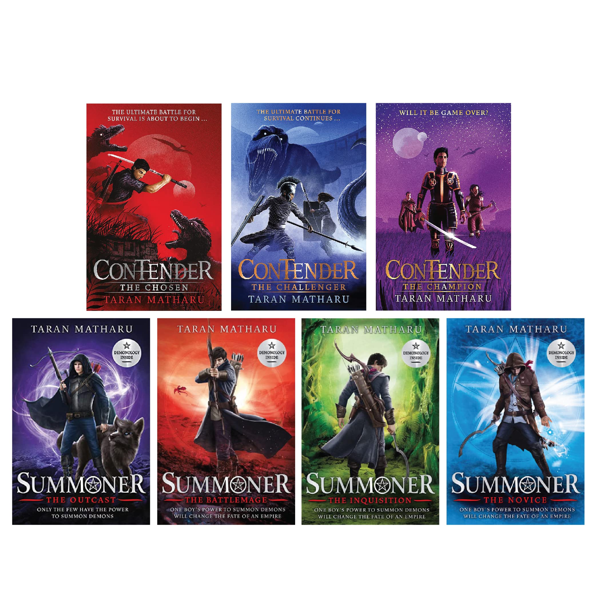 Taran Matharu 6 Books Collection Set Inc Summoner & Contender Series